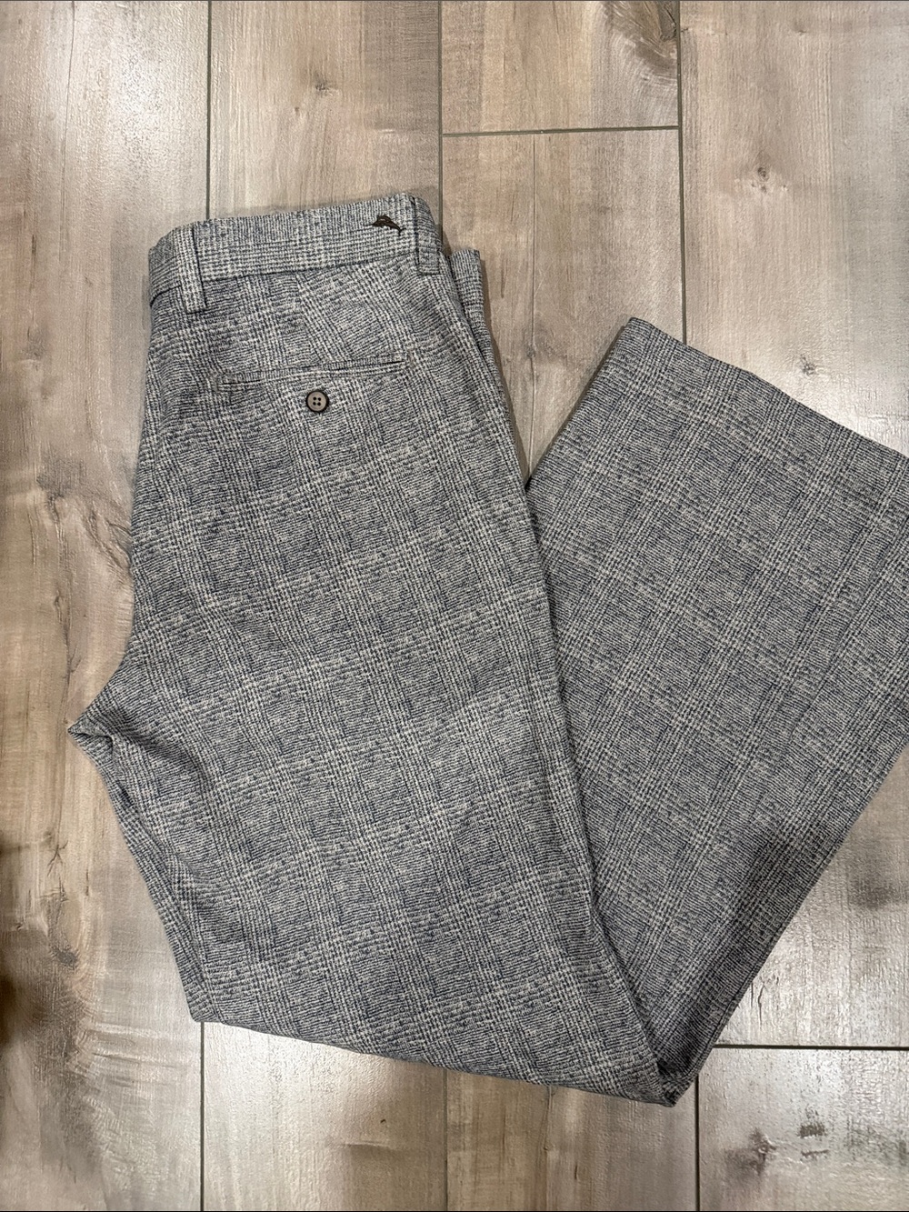 Tommy Bahama Men's Gray Glen Plaid Dress Pants 32x34 - Picture 2 of 2